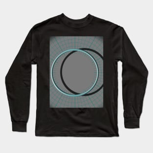 Blue circle Long Sleeve T-Shirt